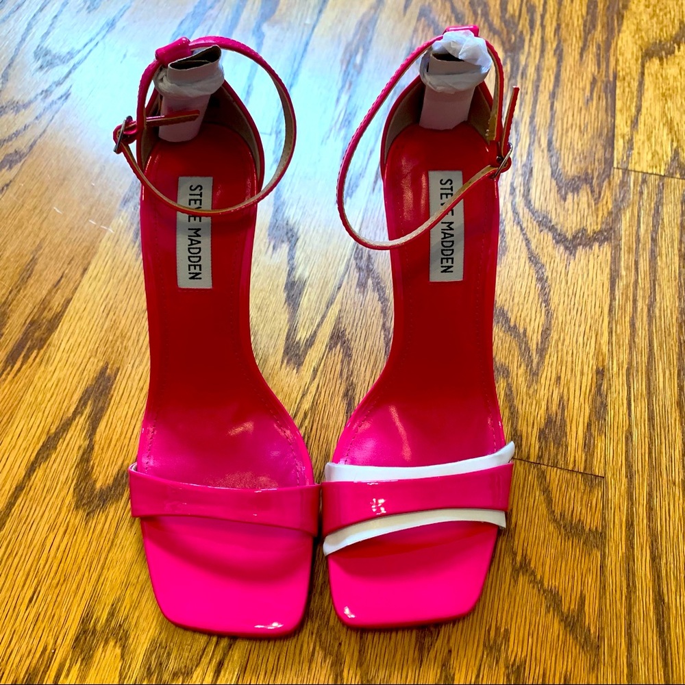Steve Madden Spree Hot Pink heels NWT size 8